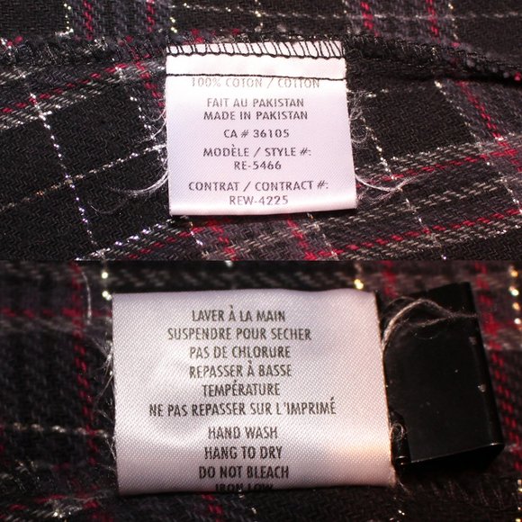 Rewind asymmetrical plaid shirt - Picture 7 of 7